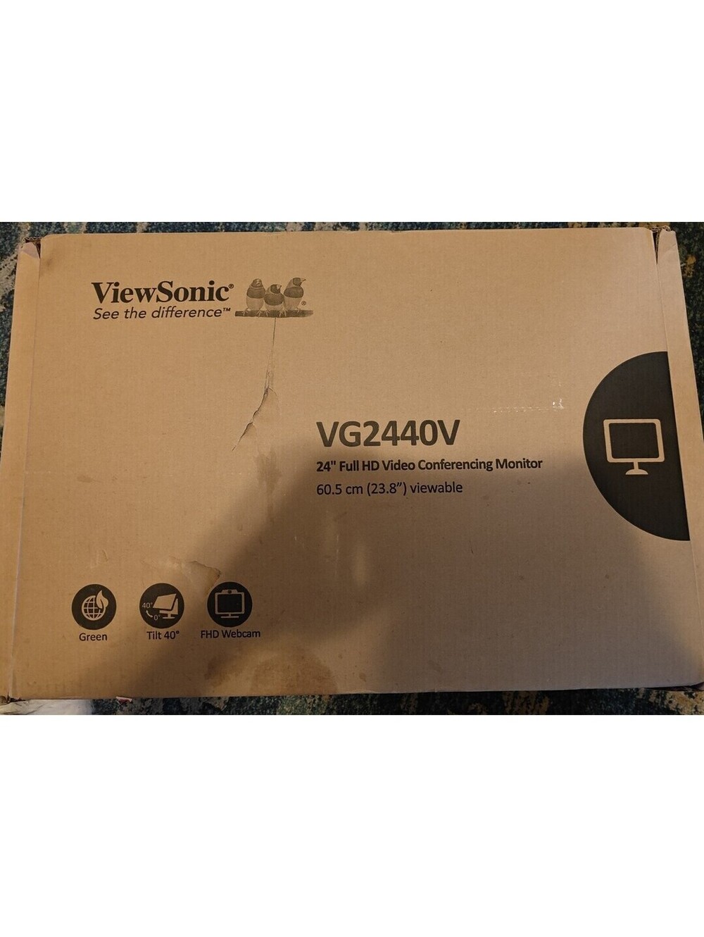 ViewSonic VG2741V 27 Inch 1080p IPS Video Conferencing Monitor